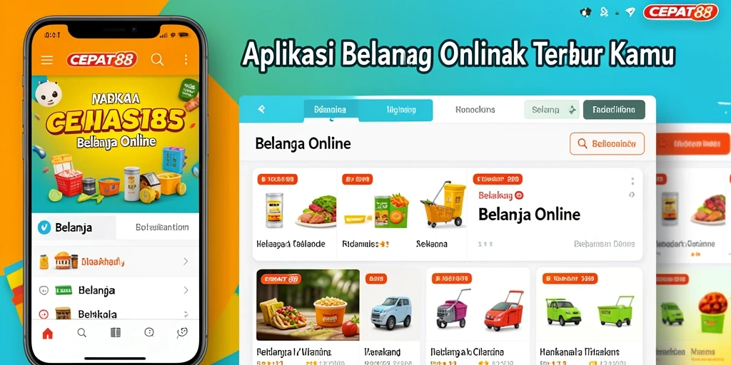 Tampilan antarmuka CEPAT88 yang menarik dan mudah digunakan untuk berbelanja online.